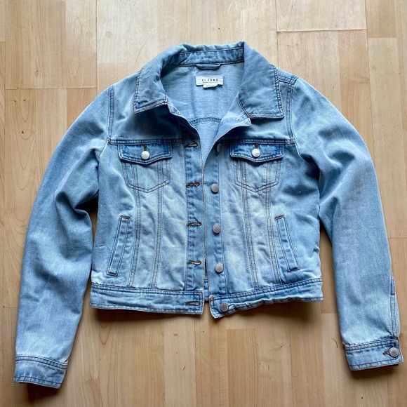 Ci Sono by Cavalini Light Denim Jacket Size Medium - Picture 1 of 4